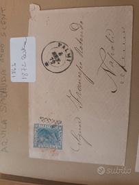 busta affrancata 1872