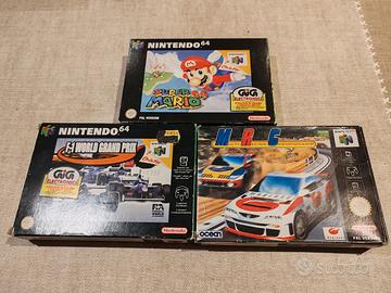 Lotto 3 videogiochi Nintendo 64 N64 Gig Ita Eu