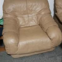 Poltrona  in vera pelle