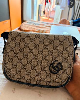 borsello borsa a tracolla beige e nera NUOVA