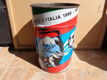 BIDONE IN LATTA NAPOLI CALCIO CAMPIONE 1986 1987