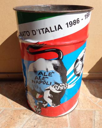 BIDONE IN LATTA NAPOLI CALCIO CAMPIONE 1986 1987