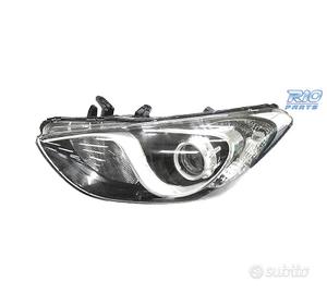 FARO SINISTRO HYUNDAI I30 12- INTERNO CROMO NERO