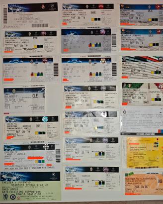 22 Biglietti Juventus 