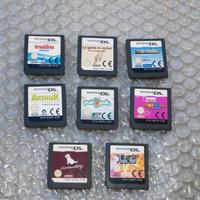 Lotto 8 giochi vari originali per Nintendo DS