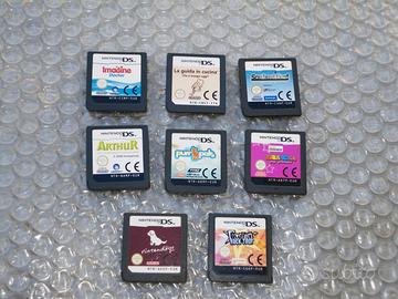 Lotto 8 giochi vari originali per Nintendo DS