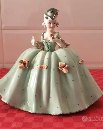 STATUA DAMINA IN CERAMICA TARCISIO TOSIN VINTAGE