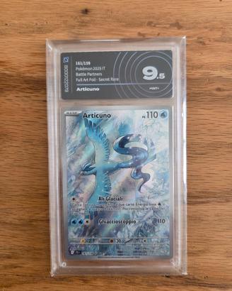 Articuno 161/159 Pokémon Ai grading 9.5 mint+