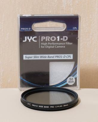 Filtro polarizzatore JYC pro1-d CPL 58mm