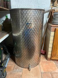 Contenitore acciacio per vino 500 litri