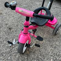 Triciclo bici passeggino bimba