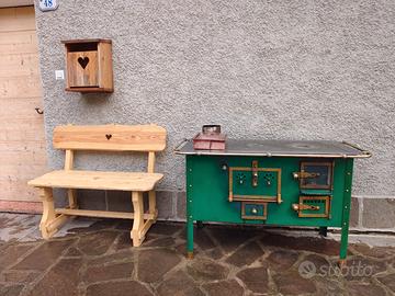 Cucina economica antica / vintage a legna