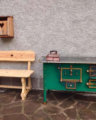 Cucina economica antica / vintage a legna