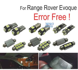 KIT 10 LAMPADE LED INTERNE PER LAND ROVER EVOQUE 1