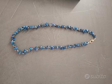 collana pietre dure lappislazzuli