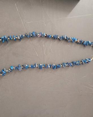 collana pietre dure lappislazzuli