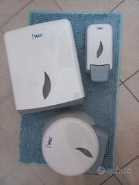 Set lotto 3 dispenser Velo porta sapone, rotolo