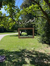 Cornice selfie in legno personalizzata