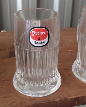 Set boccali birra Dreher anni '60