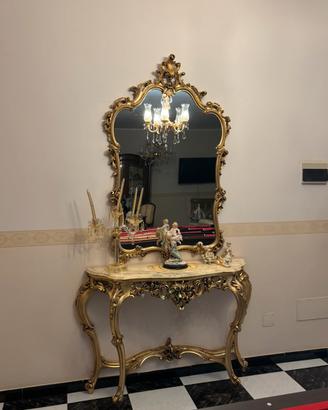 Consolle oro classica