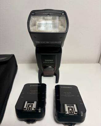 Flash per canon yongnuo + 2 trigger