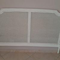 testata letto shabby chic matrimoniale 