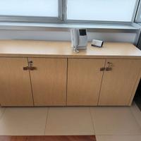 Mobile ufficio legno 4 ante con ripiani 192 cm