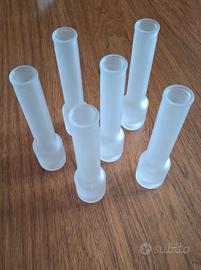 6 Bicchieri in vetro Satinato