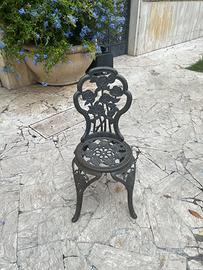 Sedie da giardino in ghisa (3)