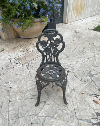 Sedie da giardino in ghisa (3)