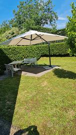Ombrellone da giardino 4x3 metri