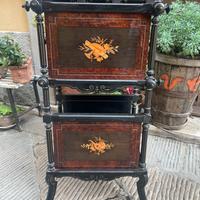 Mobiletto antico portaspartiti musicali