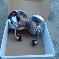 specchietti retrovisore (coppia) epoca cromato 