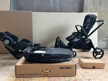 Trio Recaro passeggino, seggiolino, navicella