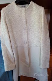 Soprabito in lana bianco