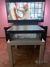 Base monitor girevole