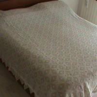 COPERTA ALL'UNCINETTO  PURO COTONE L.MATRIMONIALE
