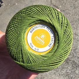 MARASSE COTONE VERDE HéLÈNE PERLE'