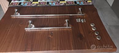 Barre portasciuganani in acciaio inox