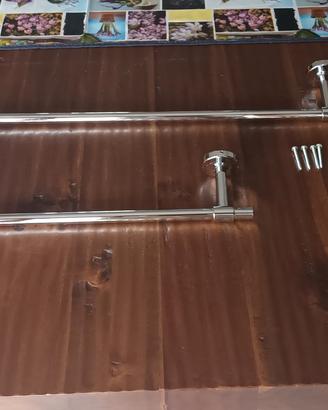 Barre portasciuganani in acciaio inox