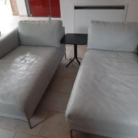 N. 2 Chaise longue Arild Ikea in vera pelle
