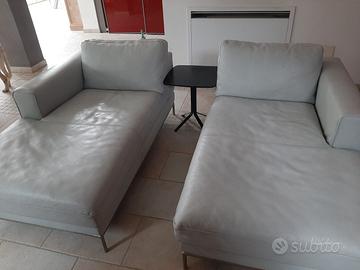 N. 2 Chaise longue Arild Ikea in vera pelle