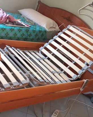 letto ortopedico con telecomando e rete mobile