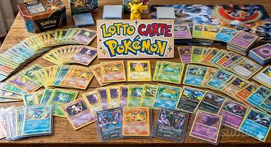Lotto carte pokemon