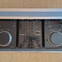 COPPIA PIONEER CDJ 350 +DJM 350 + CASE E GARANZIA