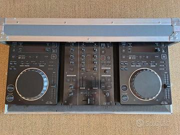 COPPIA PIONEER CDJ 350 +DJM 350 + CASE E GARANZIA