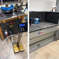 Banco Aspirante e Curvatubi con matrici Ercolina