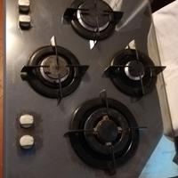 Piano cottura a gas in vetro