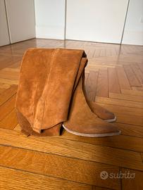 Guya stivali donna in camoscio marrone 38 camperos