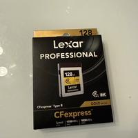 Lexar cf express type b 128 gb  gold series